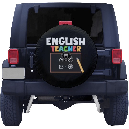 English Teacher Language Grammar Spare Tire Covers