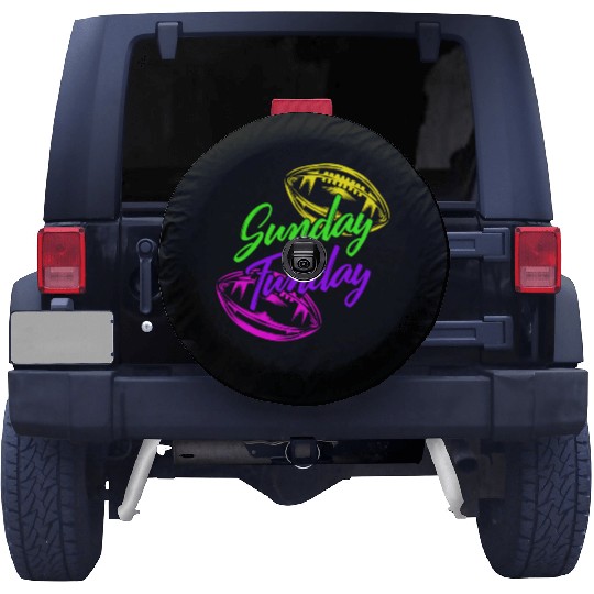 Football Spare Tire Covers, Sunday Fun Day Football Game Day
