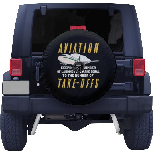 Pilot Aviation Airplane Airline Future Pilots Spare Tire Covers
