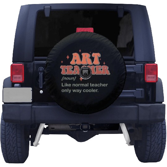 Art Teacher Spare Tire Covers