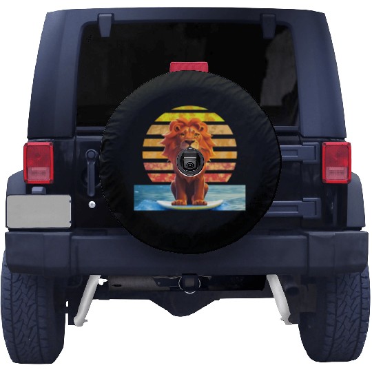 Surfer lion Spare Tire Covers