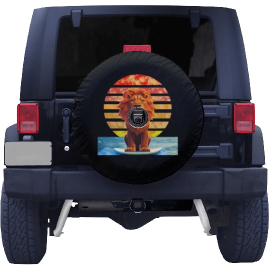 Surfer lion Spare Tire Covers