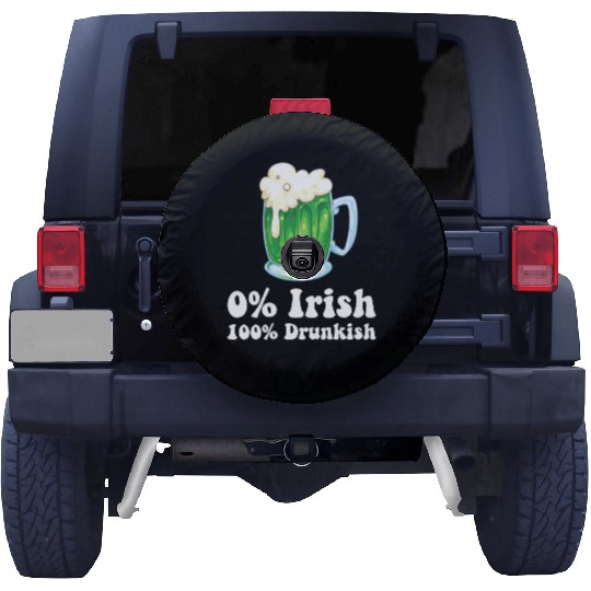 0 Irish Funny St Patricks Day Day Drinking Bar Spare Tire Covers