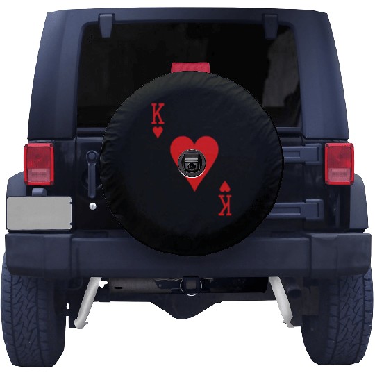 King Of Hearts Matching Couple Saint Valentine's D Spare Tire Covers