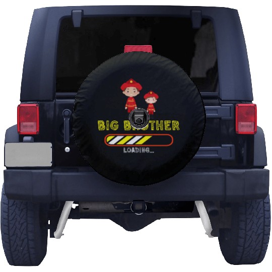 Big brother fire truck fireman Spare Tire Covers