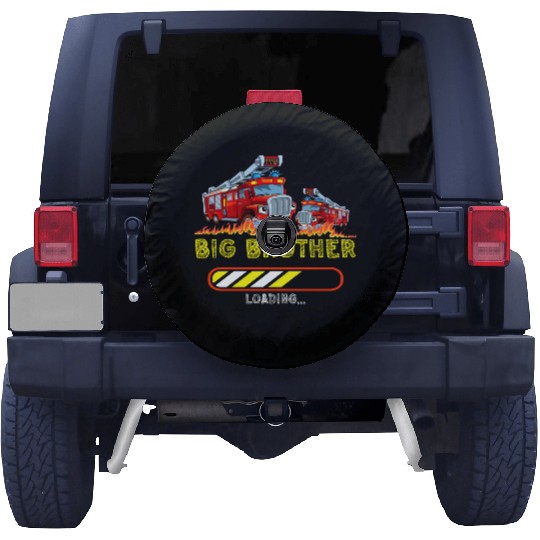 Big brother fire truck fireman Spare Tire Covers