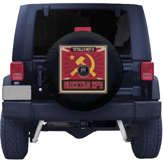 Funny Russian Spy USSR Soviet Union Russia Hammer Spare Tire Covers