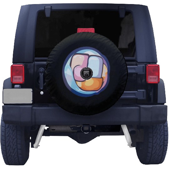 Rainbow Ice is Very Nice Spare Tire Covers
