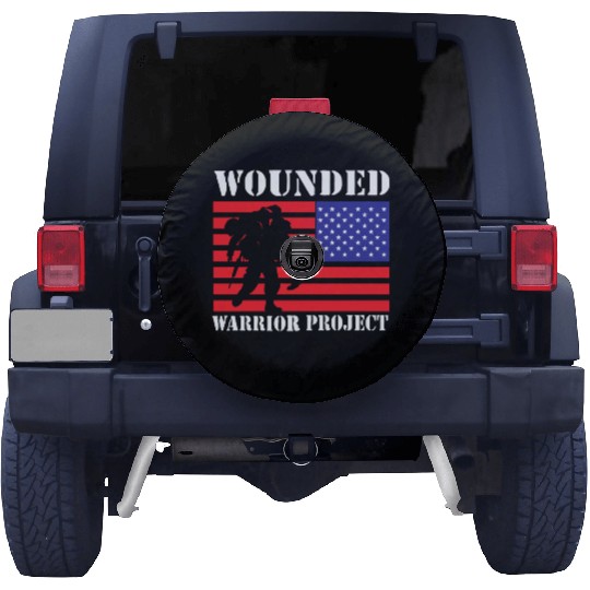 Wounded Warrior Project Us Flag Spare Tire Covers