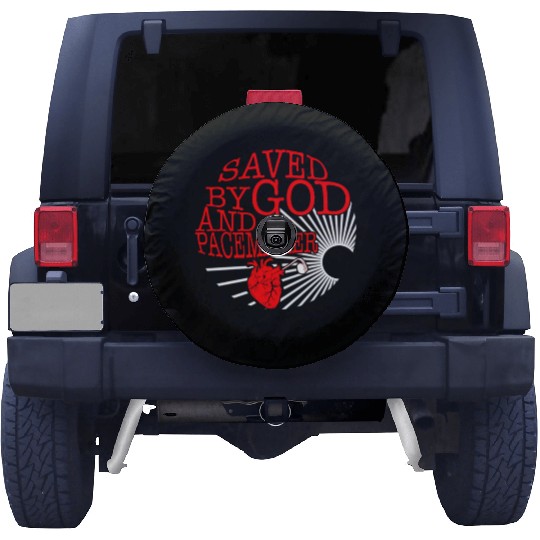 Saved By God And A Pacemaker Spare Tire Covers, CHD Awareness