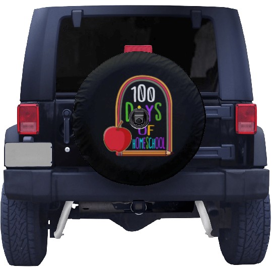 School Spare Tire Covers, 100 Days Of Homeschool Spare Tire Covers,