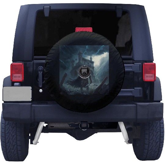 Death Knight in Thunderstorm Spare Tire Covers