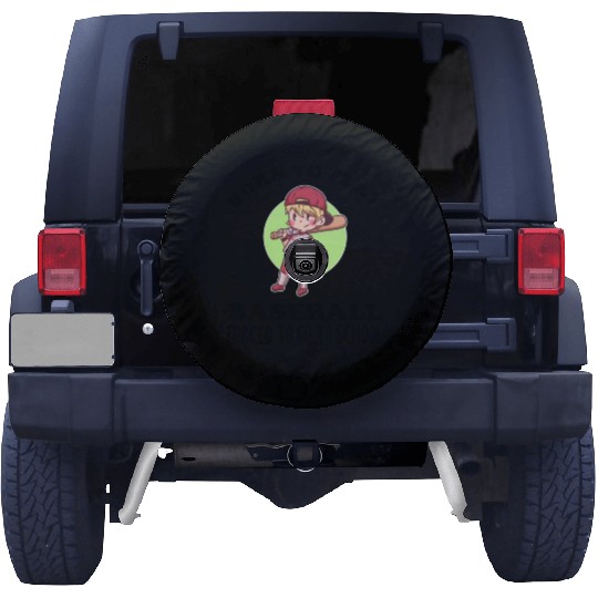 Born To Play Baseball Forced To Go To School Spare Tire Covers