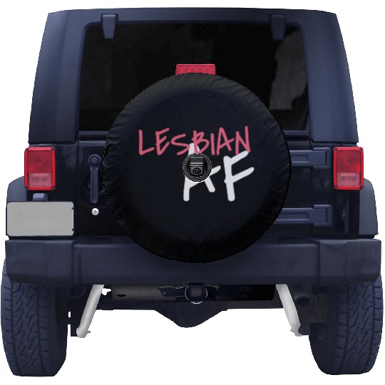 Lesbian AF LGBT Graffiti Pride Month Spare Tire Covers