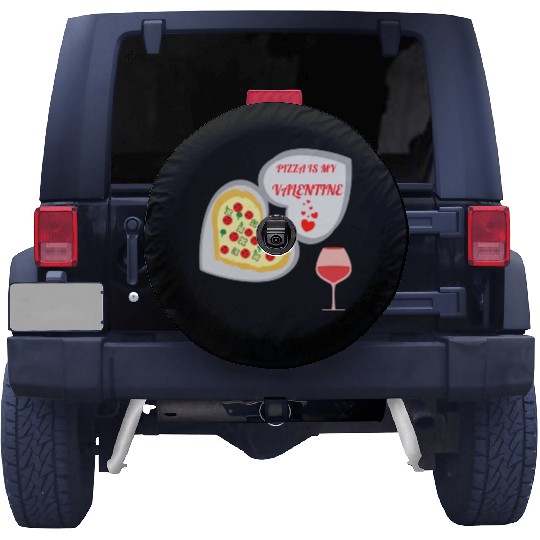 Pizza is my valentine2007 Spare Tire Covers