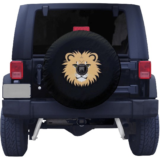 Royal Cartoon Lion - King of the Jungle 17 Spare Tire Covers