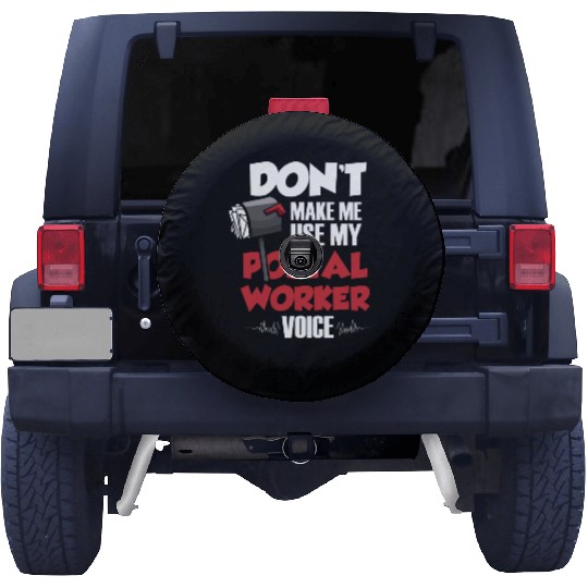 Postal Worker, postal worker, mailman, postman Spare Tire Covers