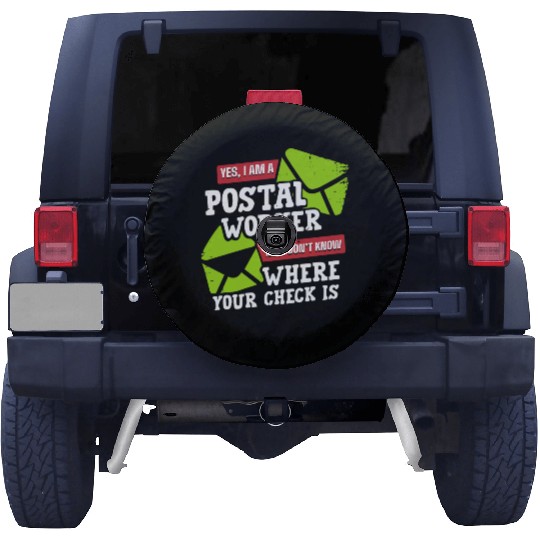Postal Worker, postal worker, mailman, postman Spare Tire Covers