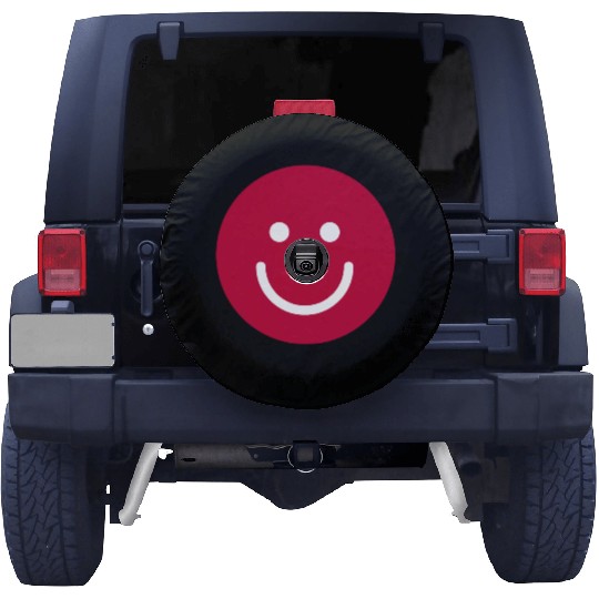 Flag of Japan with Smile face Spare Tire Covers
