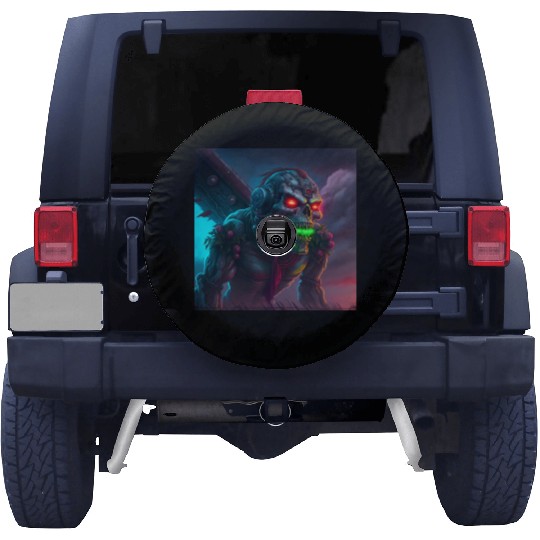ZOMBIE IRON MAIDEN (version 15) Spare Tire Covers