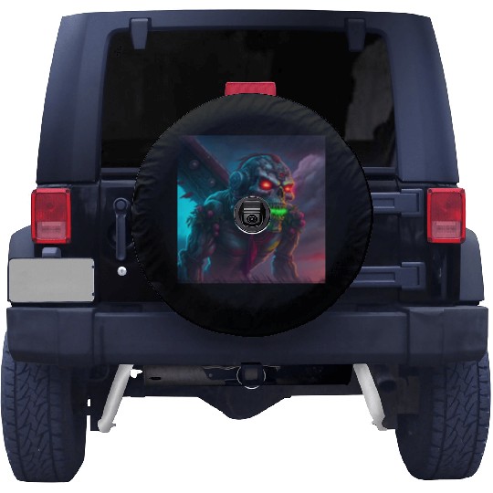 ZOMBIE IRON MAIDEN (version 15) Spare Tire Covers