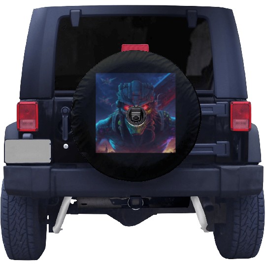 ZOMBIE IRON MAIDEN (version 11) Spare Tire Covers