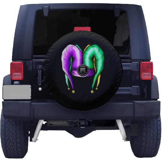 Jester Hat for Mardi Gras Spare Tire Covers