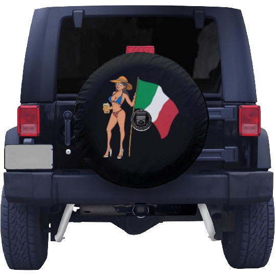 Hot Fan Girl Italy Spare Tire Covers