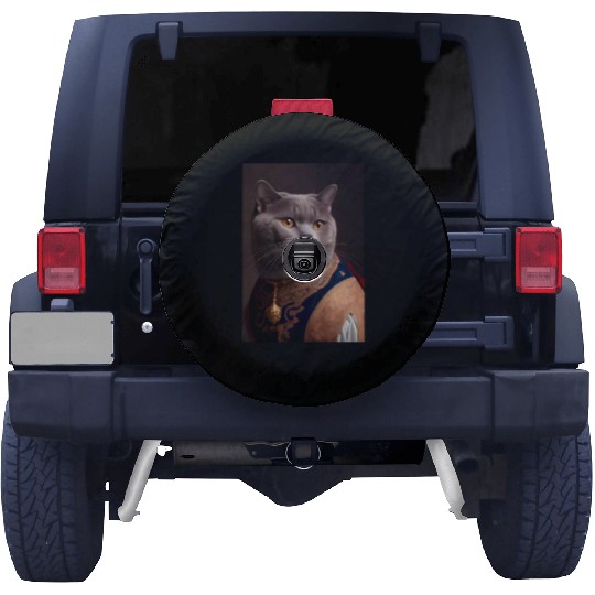 British Shorthair Cat Breed Portrait Royal Renaiss Spare Tire Covers