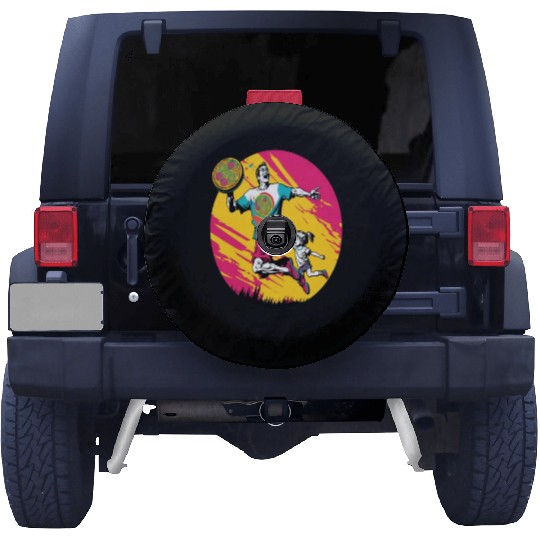 Ultimate Frisbee Retirement Appreciation Pop Art Spare Tire Covers