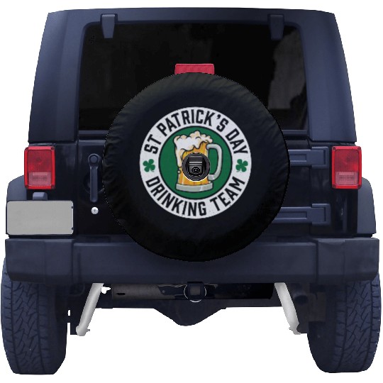 St Patricks Day Drinking Team Beer Spare Tire Covers