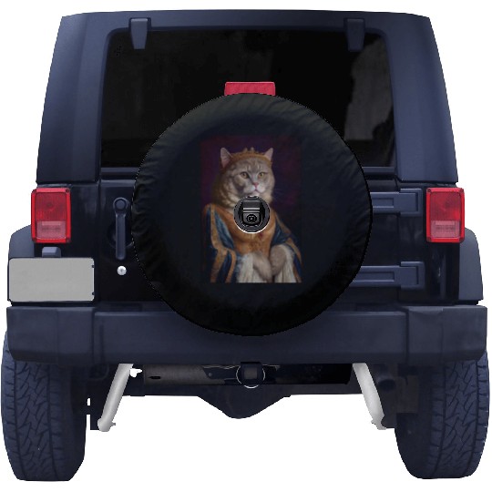 Selkirk Rex King Cat Breed Portrait Royal Renaissa Spare Tire Covers