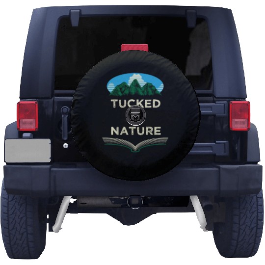 Tucked in Nature Camping Wildlife Camper Outdoor H Spare Tire Covers