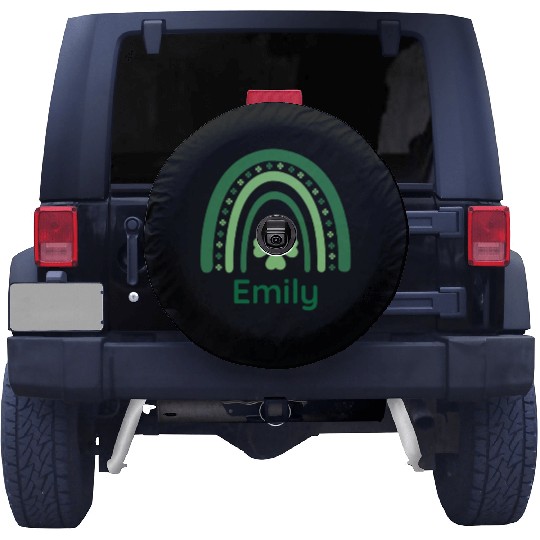 Emily Clover Charm Boho Rainbow Spare Tire Covers