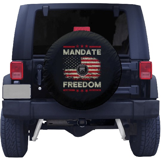 Mandate Freedom idea American Flag Support Medical Spare Tire Covers