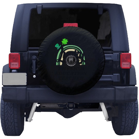 Physical education teacher, St Patrick's Day Gift Spare Tire Covers
