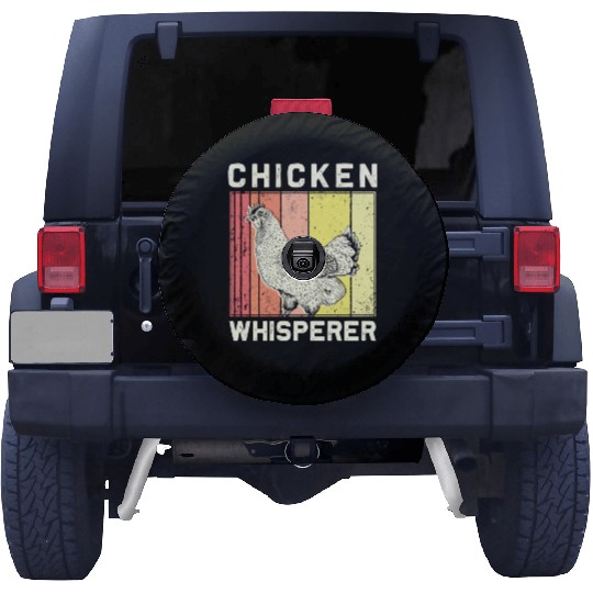 Chickens Farmers Chicken Whisperer Spare Tire Covers