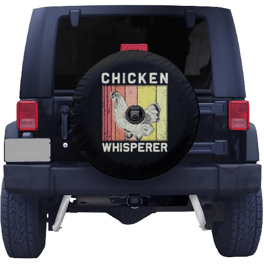 Chickens Farmers Chicken Whisperer Spare Tire Covers