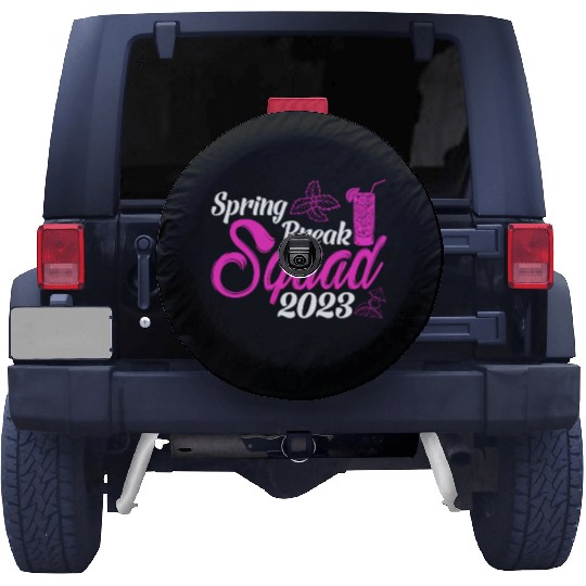 Spring Break Squad 2023 Vacation Spring Break Spare Tire Covers