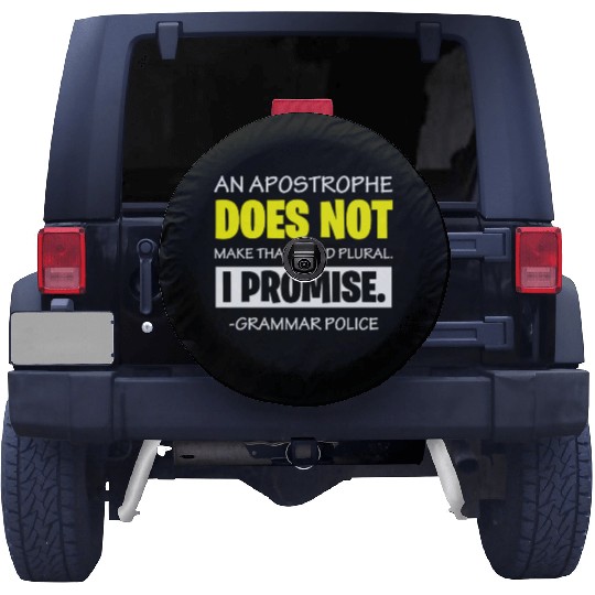 Grammer Police - English Teacher Spare Tire Covers