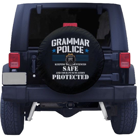 Grammer Police - English Teacher Spare Tire Covers