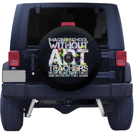 School Art Teacher Spare Tire Covers