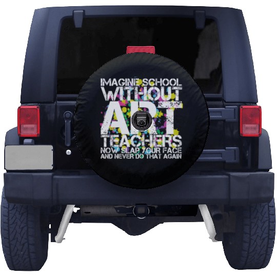 School Art Teacher Spare Tire Covers