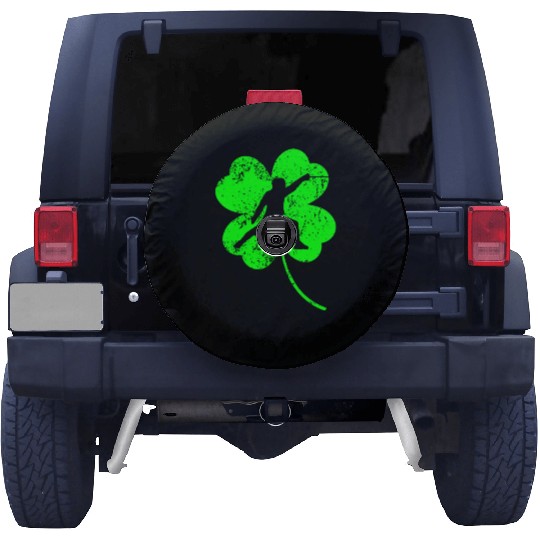 Fencing St. Patrick's day shamrock Spare Tire Covers