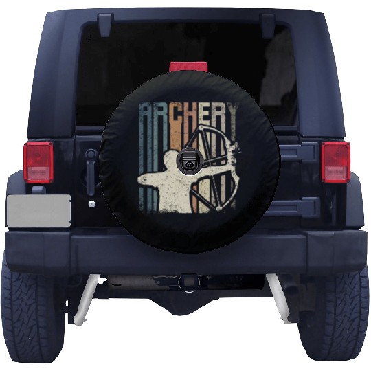 Retro Vintage Archery Spare Tire Covers