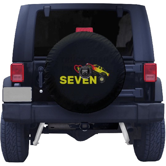 Truck Yeah I'm Seven Birthday Spare Tire Covers, 7th Birthday