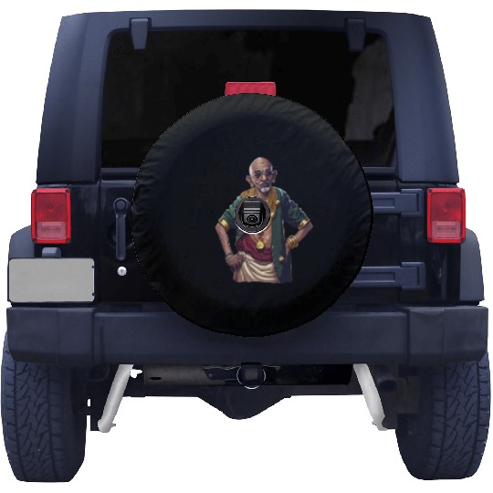 Funny Rapper Mahatma Gandhi Quote Bas Bura Karo Spare Tire Covers
