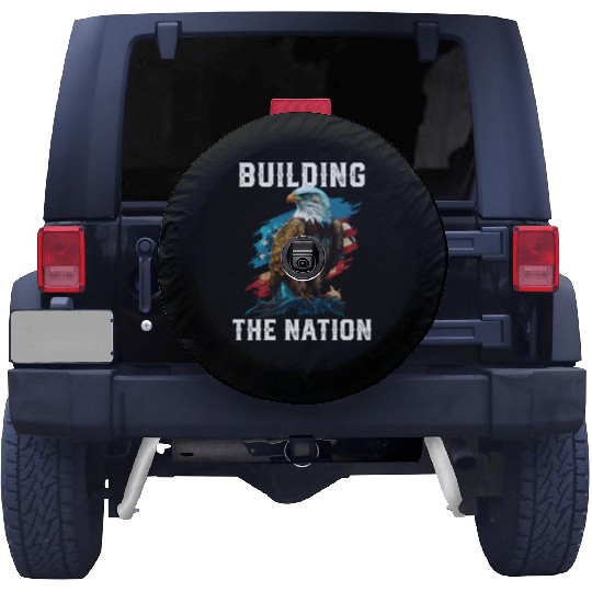 Building the Nation American Bald Eagle America Spare Tire Covers