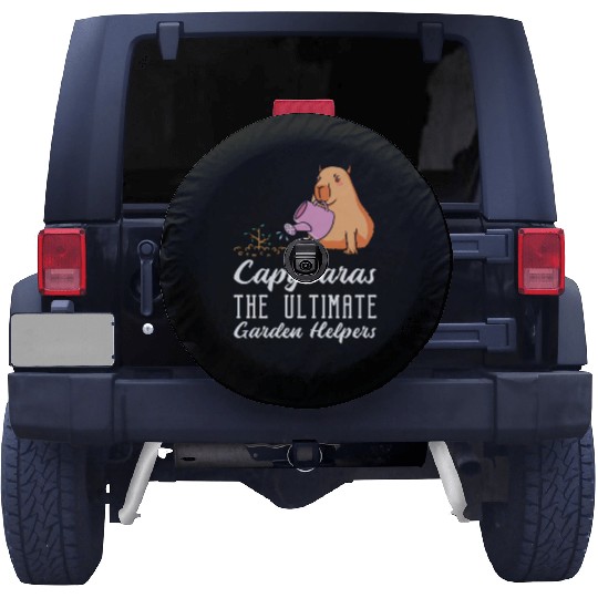 Gardening Capybara Garden Planting Gardener Spare Tire Covers