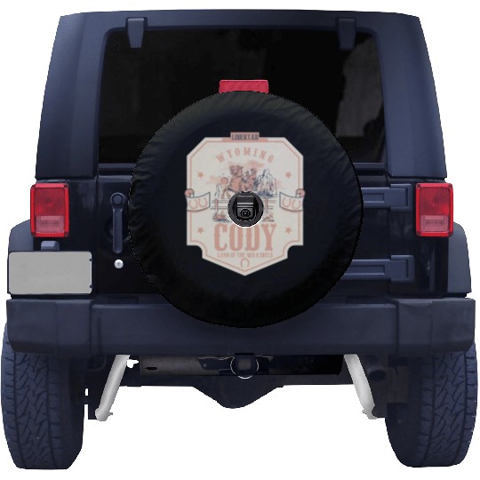 Cody wyoming wild west town Spare Tire Covers